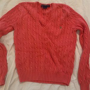 Vintage coral Polo sweater